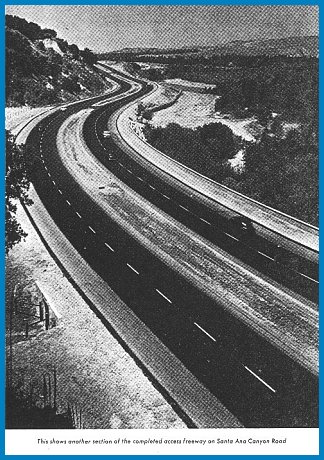 [Expressway in Santa Ana Canyon, 1952]